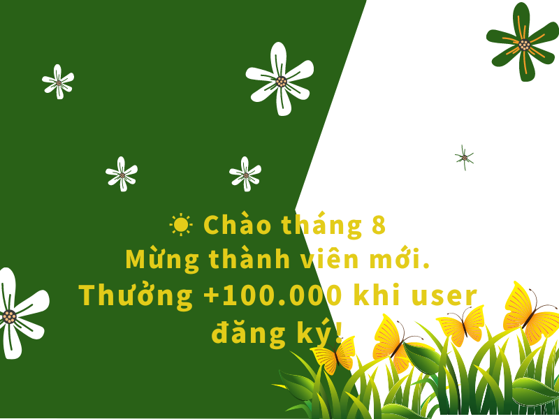 Tháng 8 rực rõ- Khuyến mãi hết cỡ